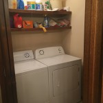 Washer/dryer in hall closet